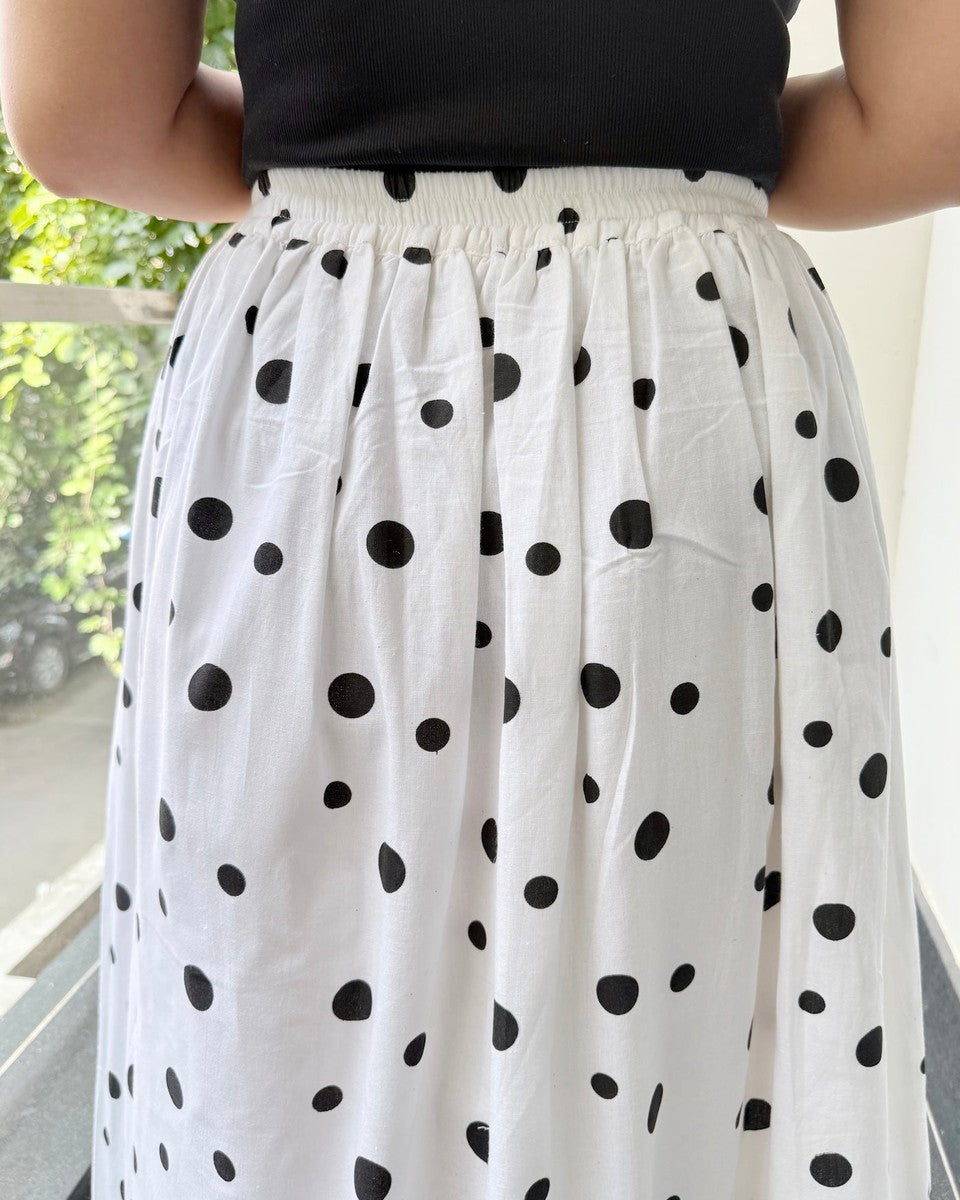Amalfi Polka Skirt